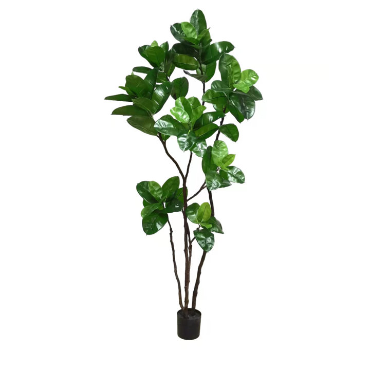 Primrue 84'' Faux Fiddle Leaf Fig Tree in Pot Wayfair